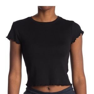 bp black lettuce edge tshirt